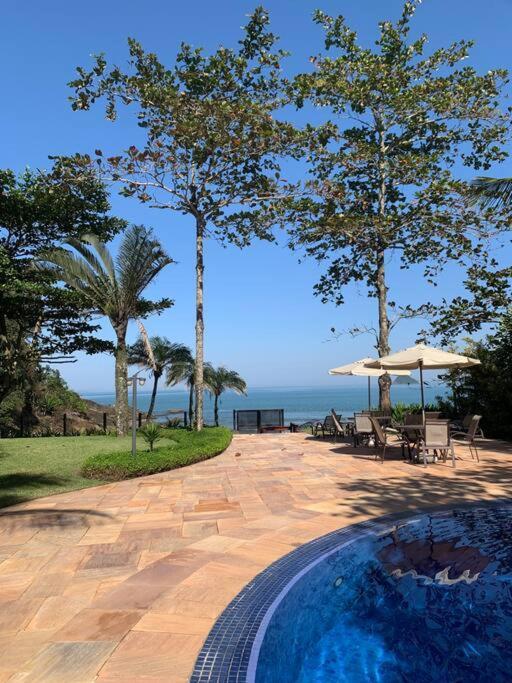 Casa Deliciosa Em Condo C/ Piscina Frente Ao Mar Sao Sebastiao  Kültér fotó
