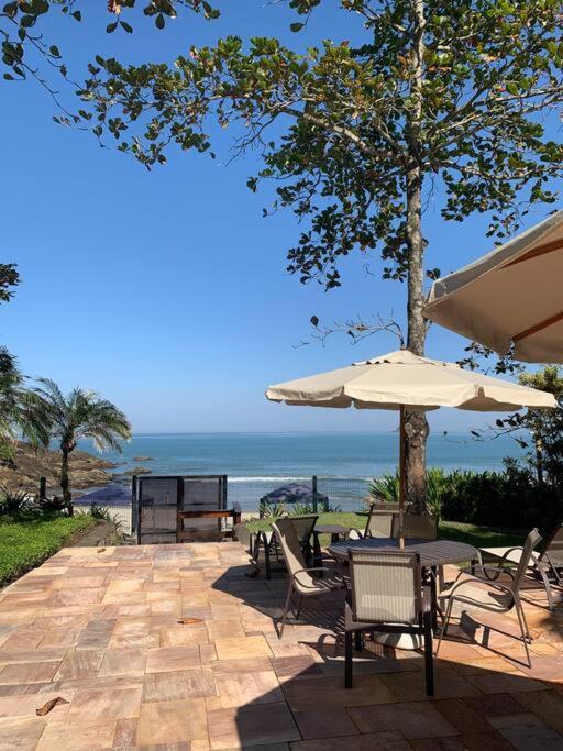 Casa Deliciosa Em Condo C/ Piscina Frente Ao Mar Sao Sebastiao  Kültér fotó