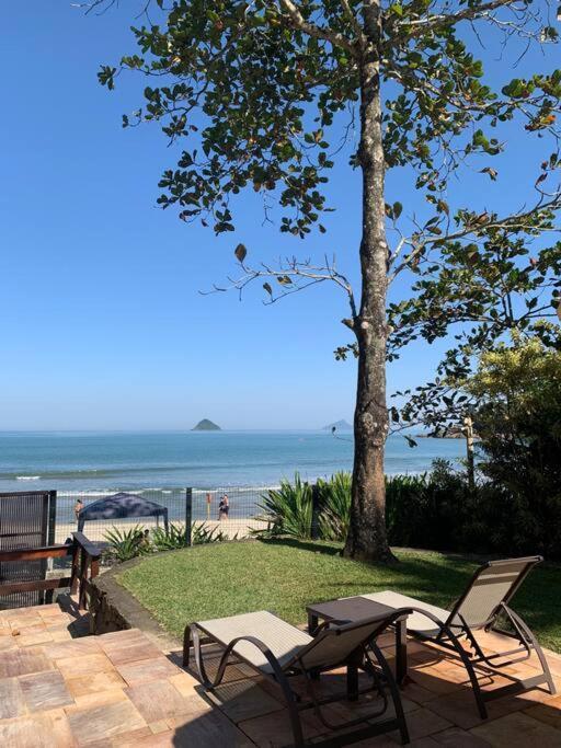 Casa Deliciosa Em Condo C/ Piscina Frente Ao Mar Sao Sebastiao  Kültér fotó